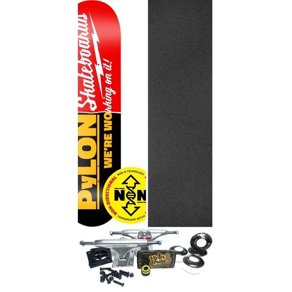 Pylon Skateboards Duwaulkie Skateboard Deck - 8.5" x 32" - Complete Skateboard Bundle